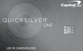 QuickSilverOne – Cash Rewards Credit Card by Capital One